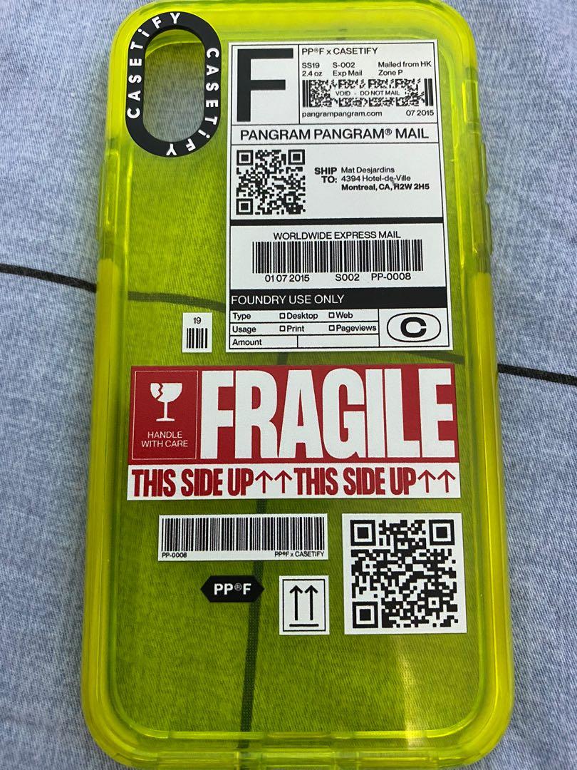 Casetify Impact Case (Neon Yellow) for iphone X/XS, Mobile Phones