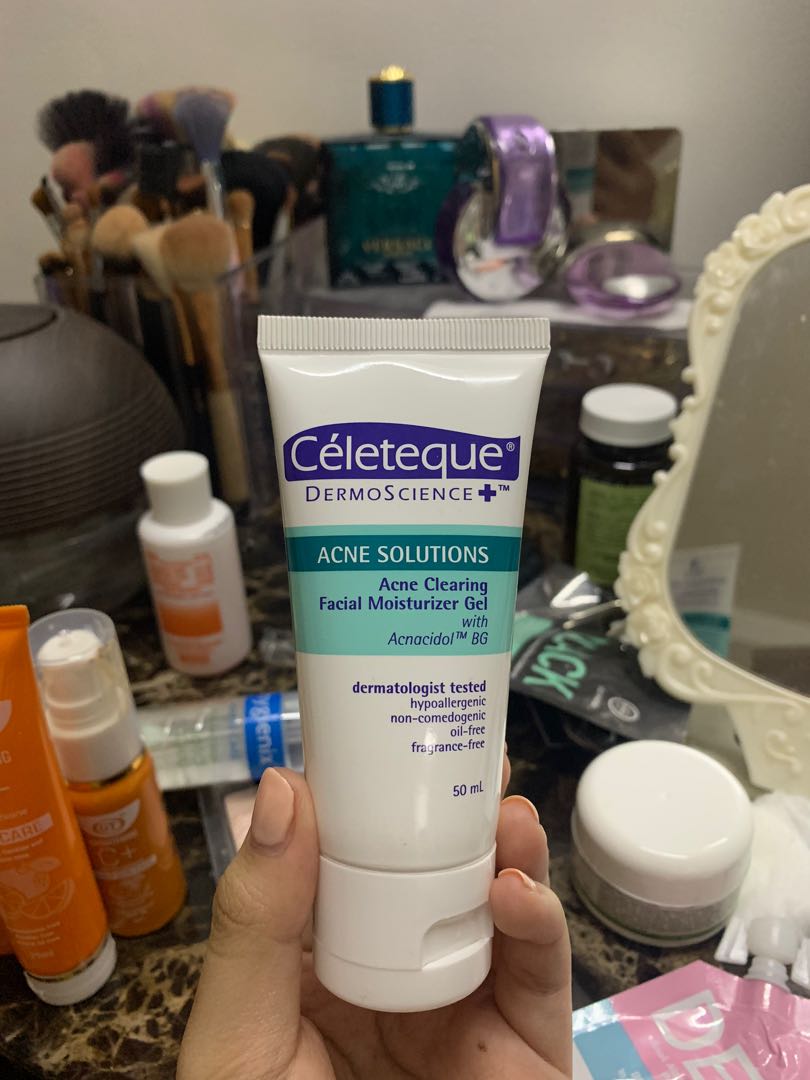 Celeteque Acne Clearing Moisturizer Gel, Beauty & Personal Care, Face