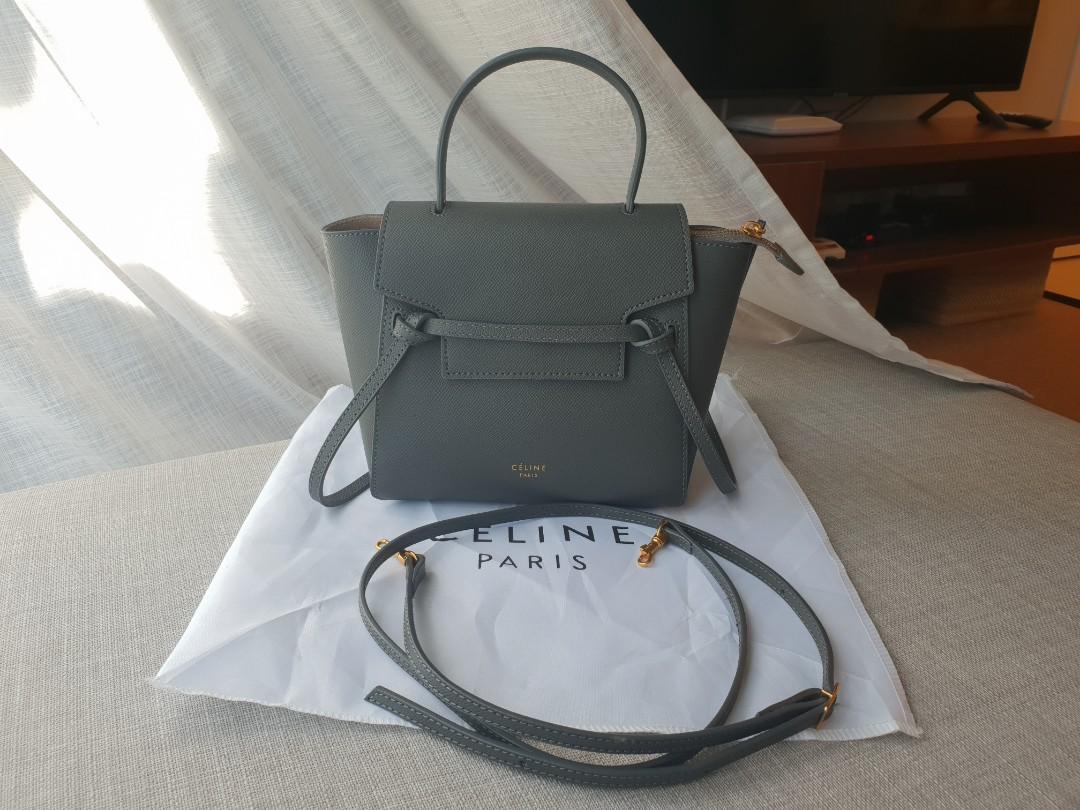 celine nano belt bag used