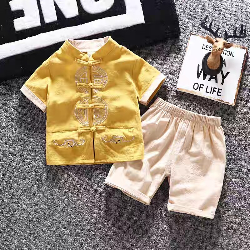 CNY Toddler boy traditional clothes set, Babies & Kids, Babies & Kids