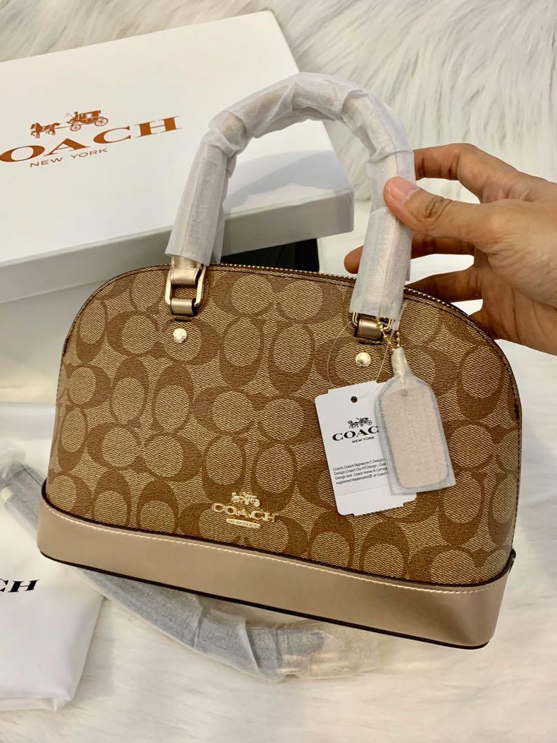 Coach mini sierra rose gold hot sale