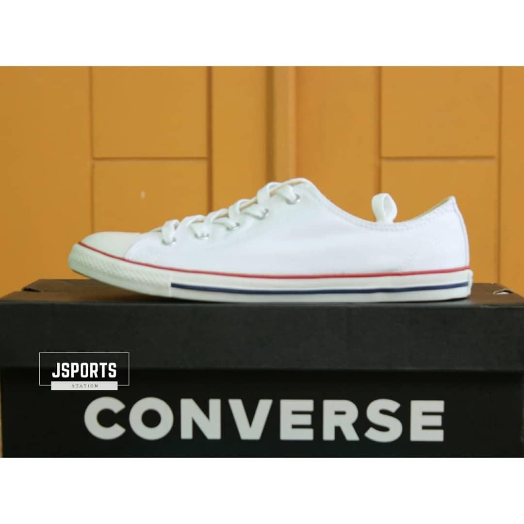 white slimline converse