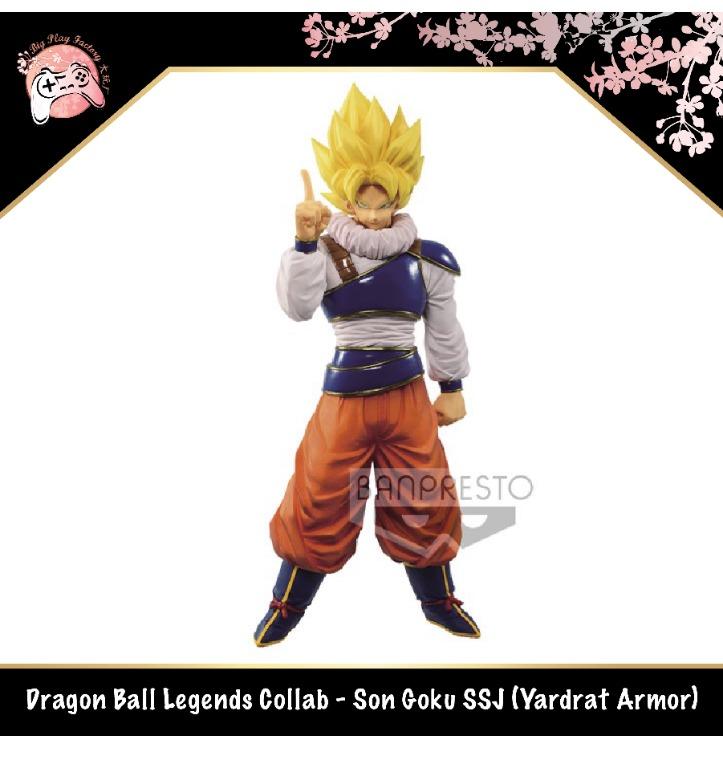 Dragon Ball Legends Collab Son Goku Ssj Yardrat Armor Toys