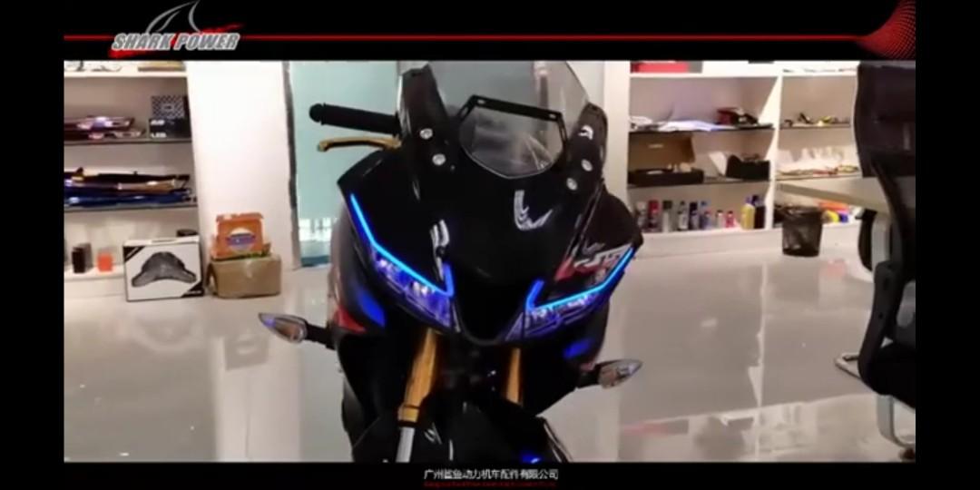 DRL Led Audi R15 v3 RGB, Seting with Remote Control, Motorcycles ...