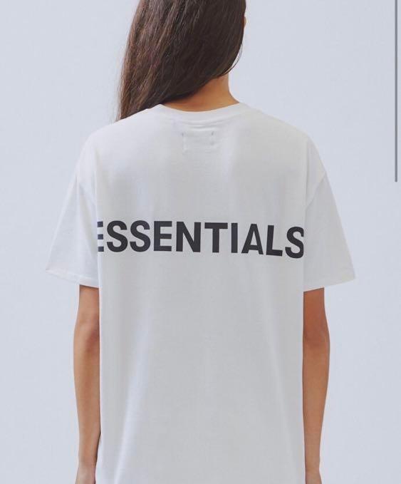 FOG Essentials t-shirt - WHITE (Fear of God), Men's Fashion, Tops 