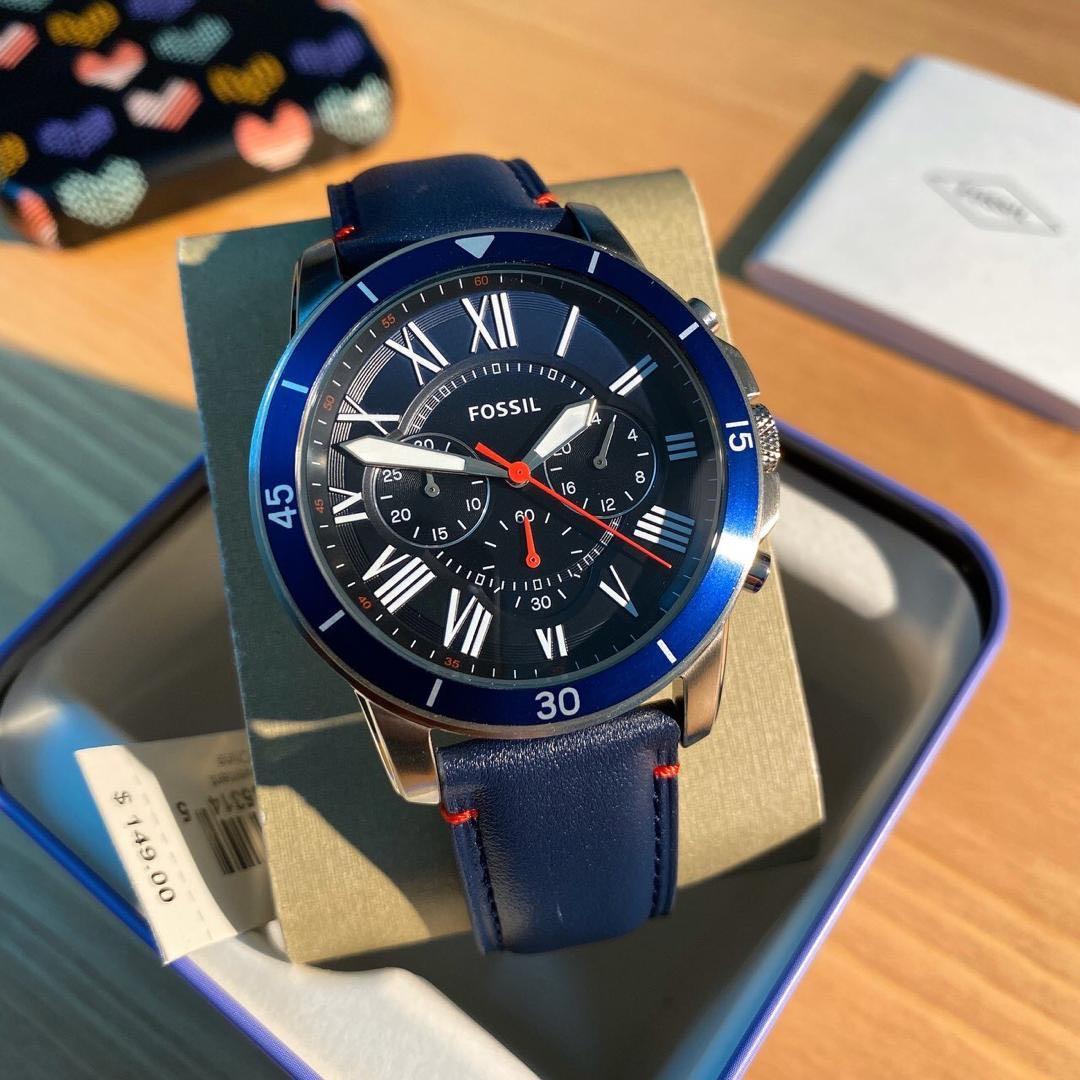 Harga jam deals fossil grant chronograph