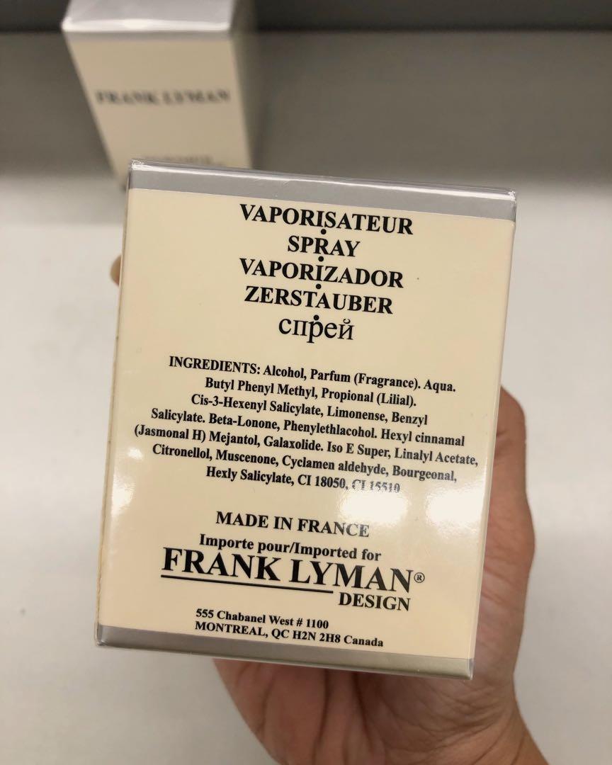 Frank lyman perfume clearance