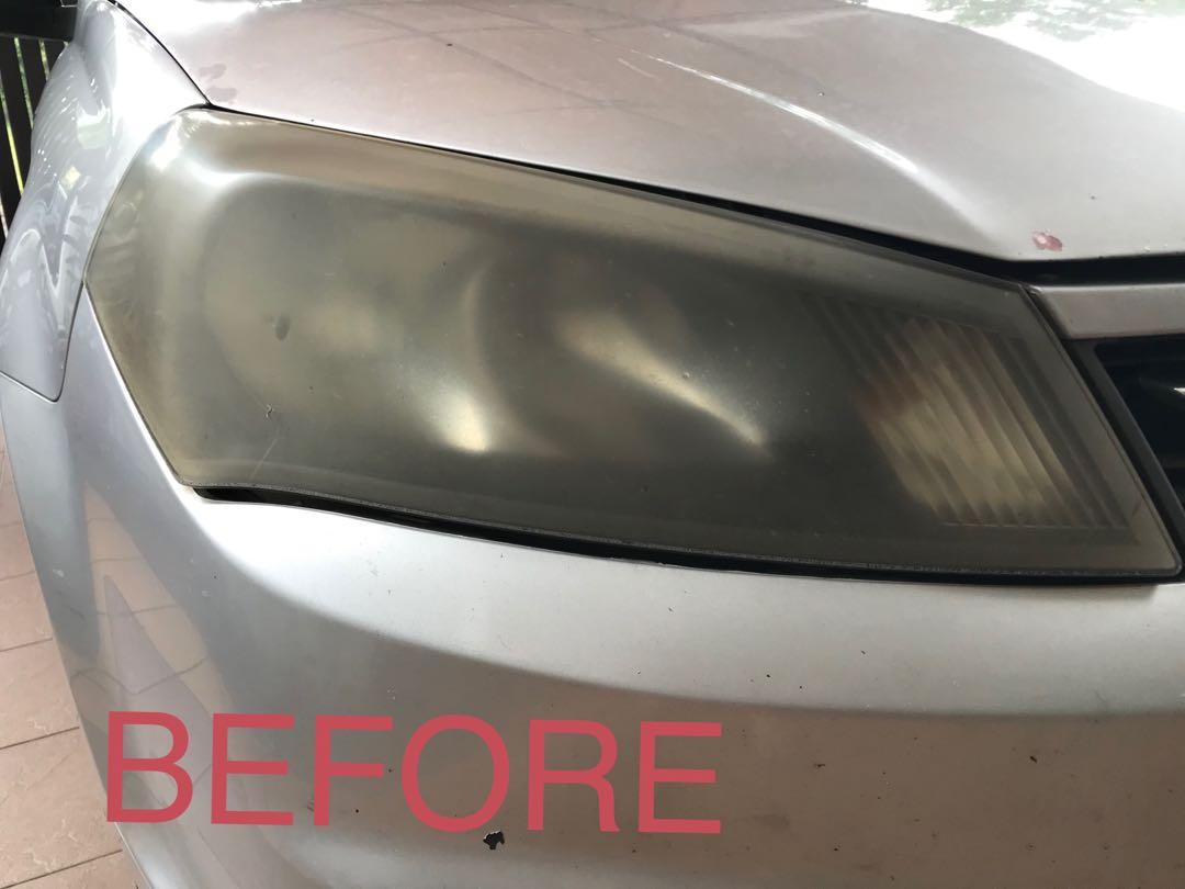 Headlamp restoration, Auto Accessories on Carousell