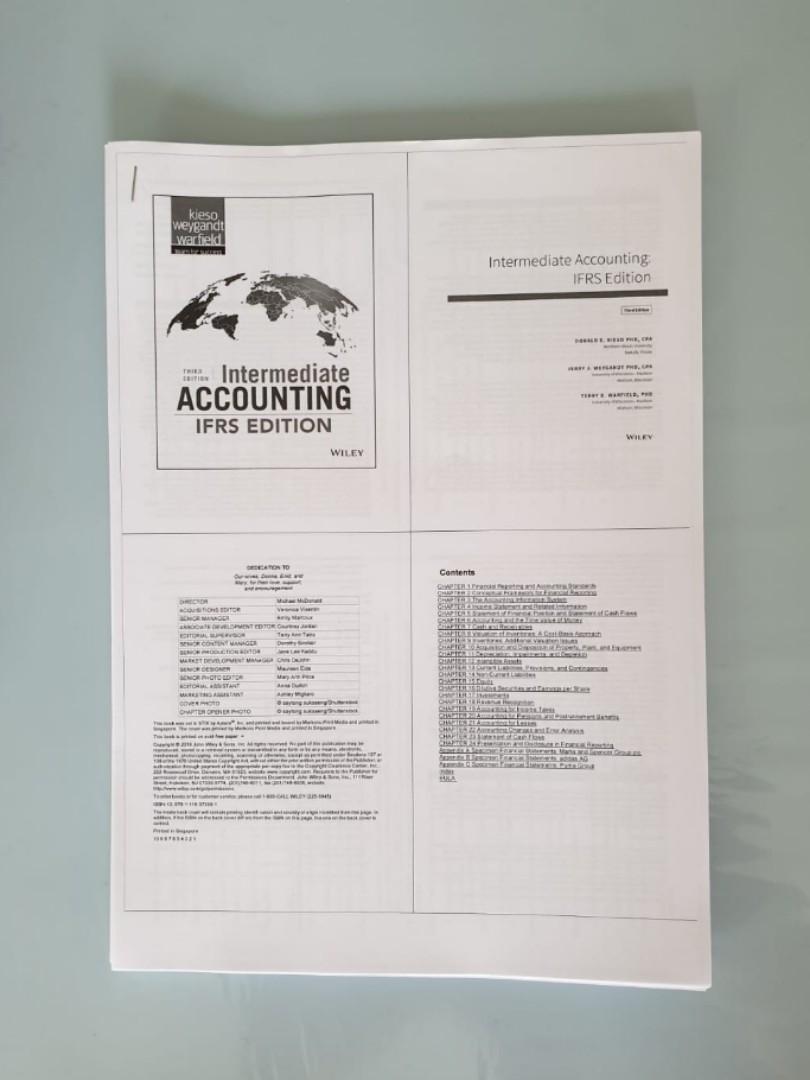Intermediate Accounting Ifrs Edition 3rd Edition Books