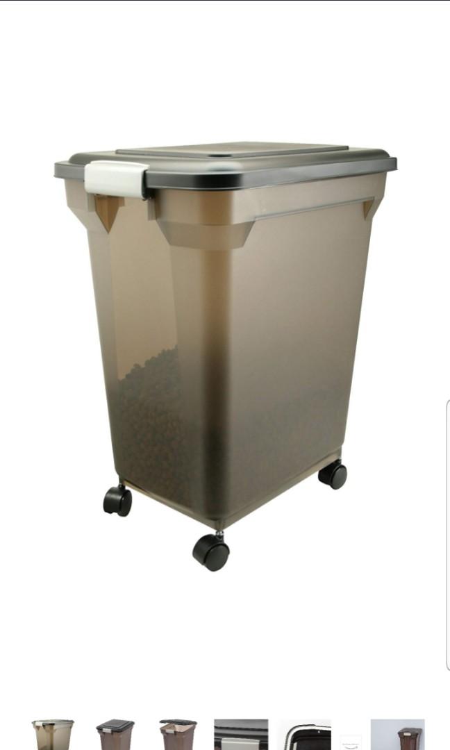 pet food storage on wheels