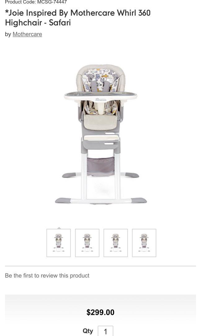 Joie whirl 360 highchair online