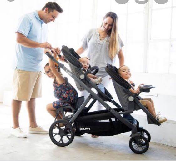 Baby Stroller Joovy Triple Stroller Joovy Big Caboose Graphite