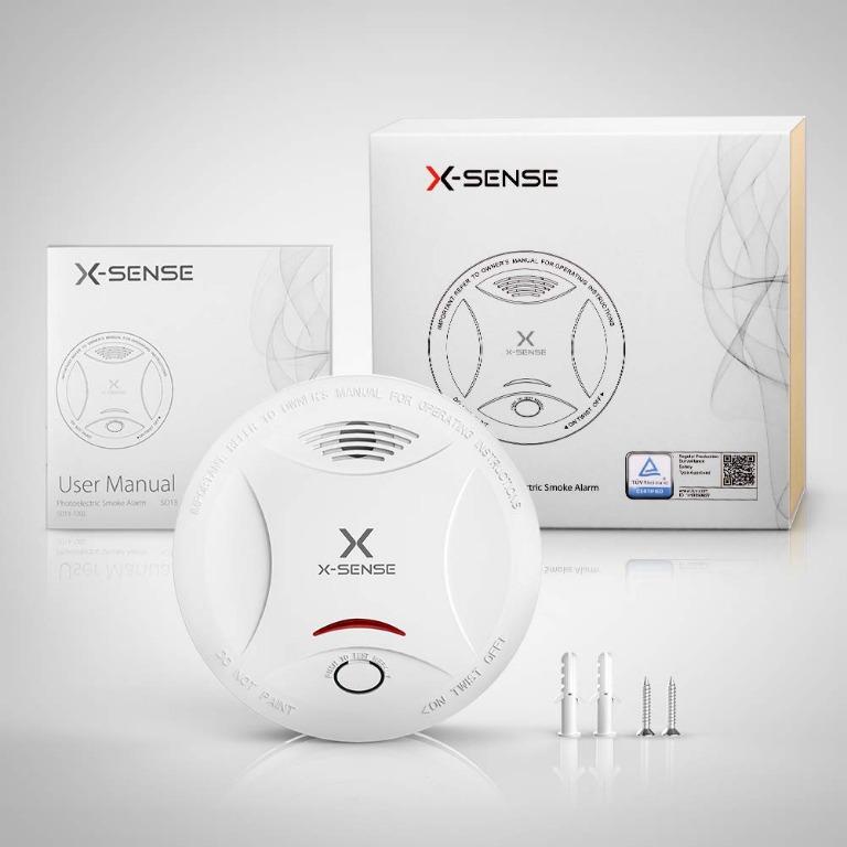 K1283 X Sense Smoke Alarm 10 Year Battery Fire Alarm Smoke Detector With Led Indicator 5211