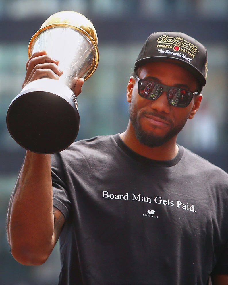 Kawhi Leonard Board Man Gets Paid Tee Carousell