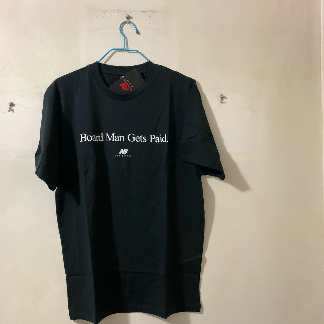 New balance kawhi leonard board shop man gets paid tee black