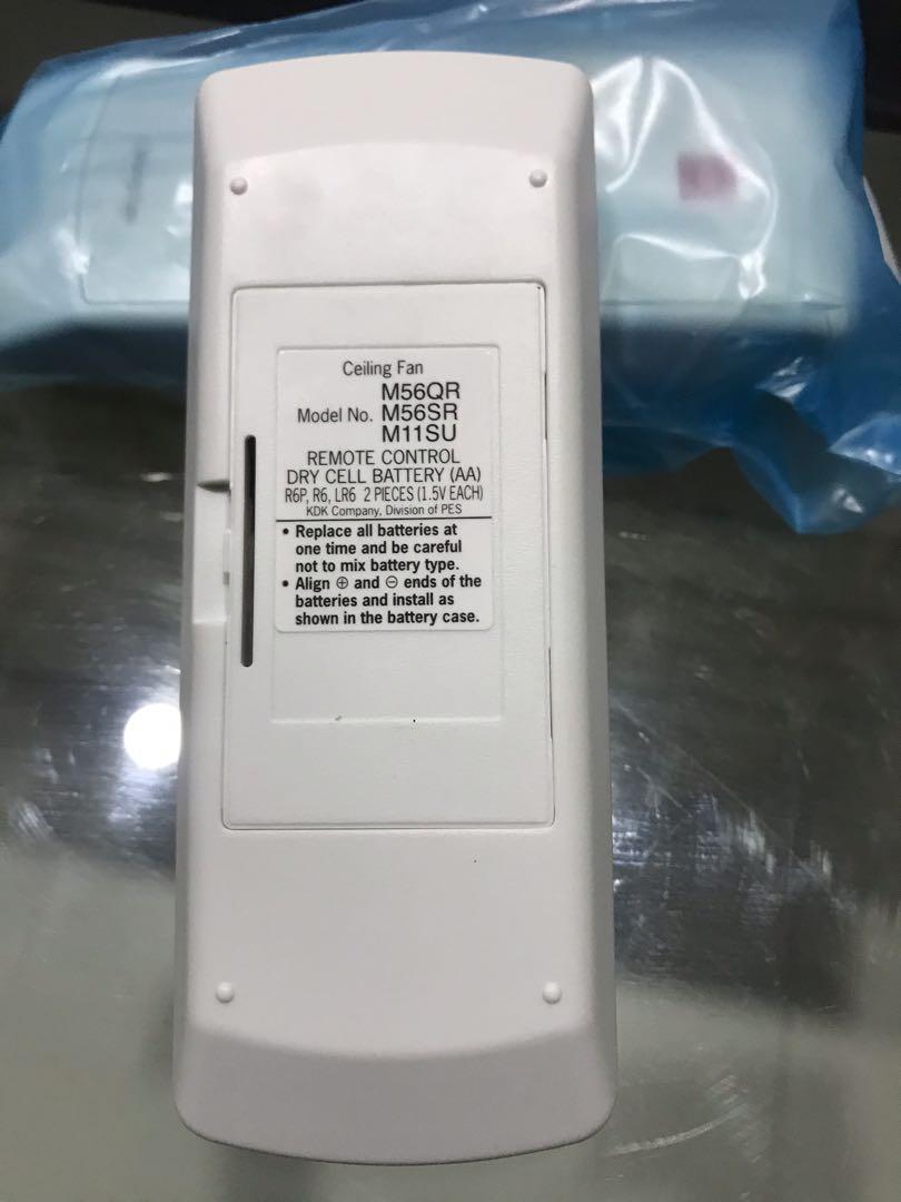 Kdk ceiling fan remote control RC controller , Home Appliances, Cooling
