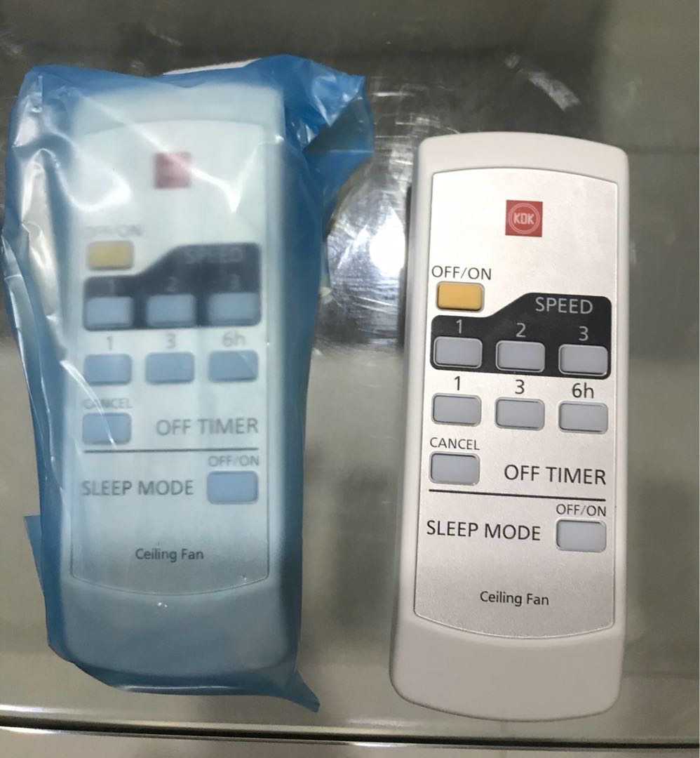 Kdk ceiling fan remote control RC controller , Home Appliances, Cooling