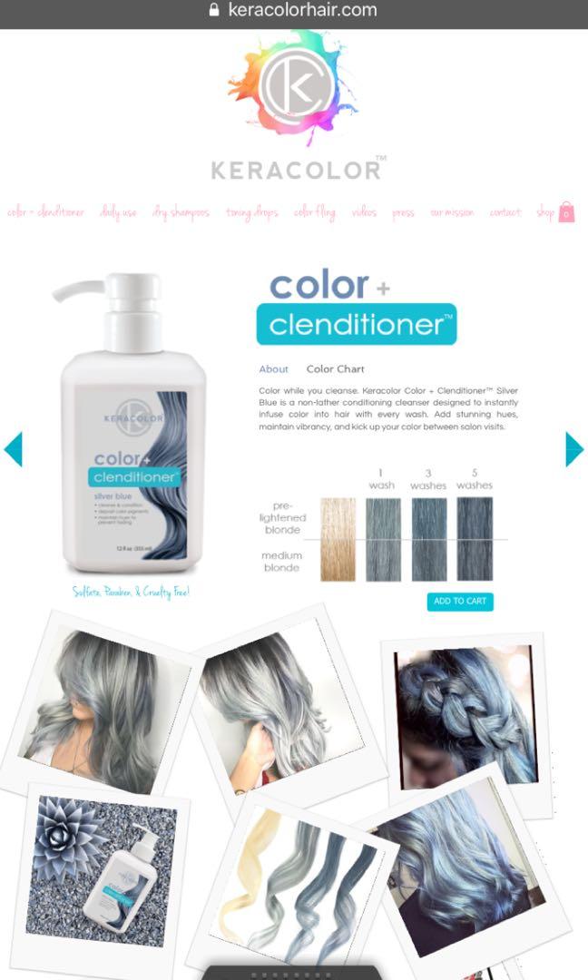 Keracolor Clenditioner temporary hair dye colour, Beauty & Personal