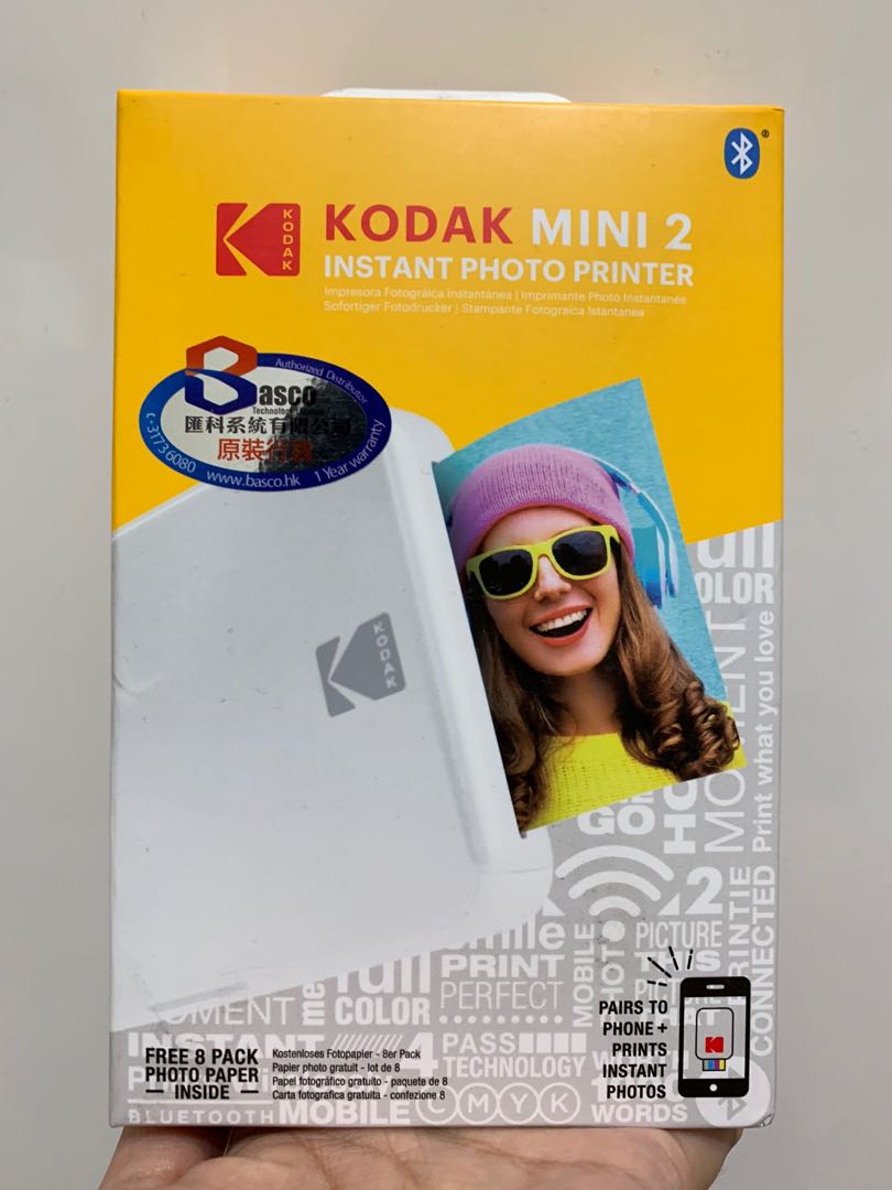 Kodak Mini 2 Instant photo printer, 電腦＆科技, 打印機及影印機 Carousell