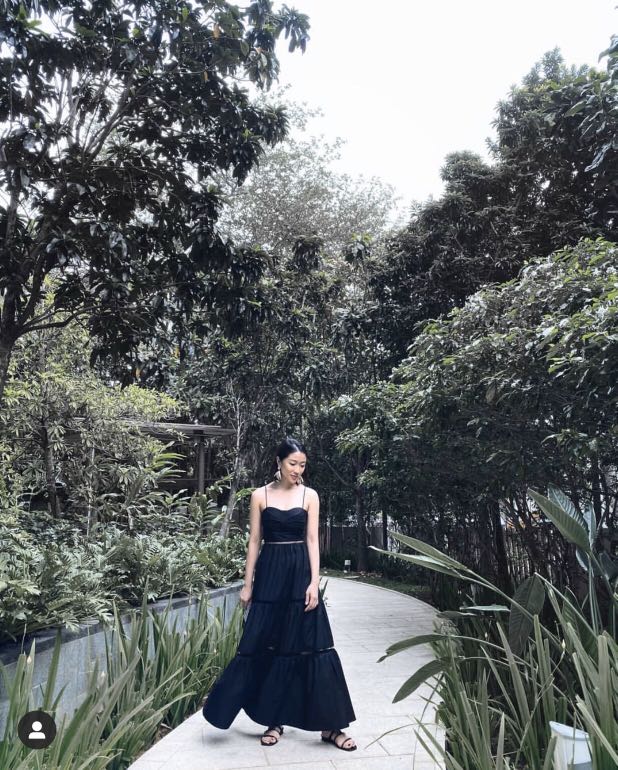 Lenora bustier maxi dress clearance
