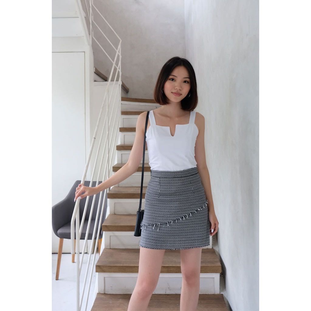 Mini Skirt tank top 1 set, Fesyen 