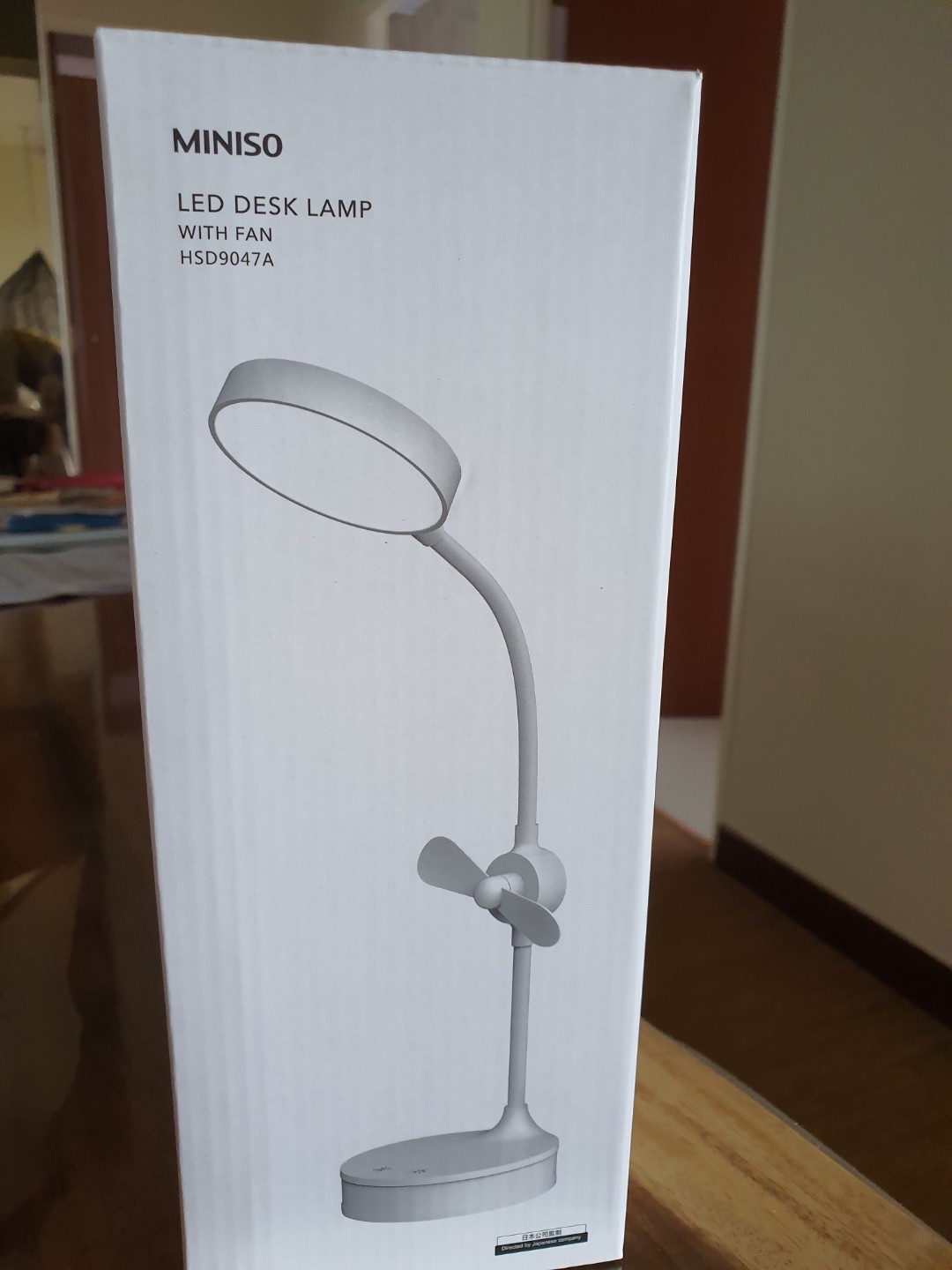 MINISO Desk Led Lamp with Fan, Furniture & Home Living, Lighting & Fans
