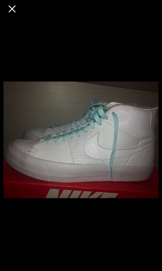 nike blazer royal qs white