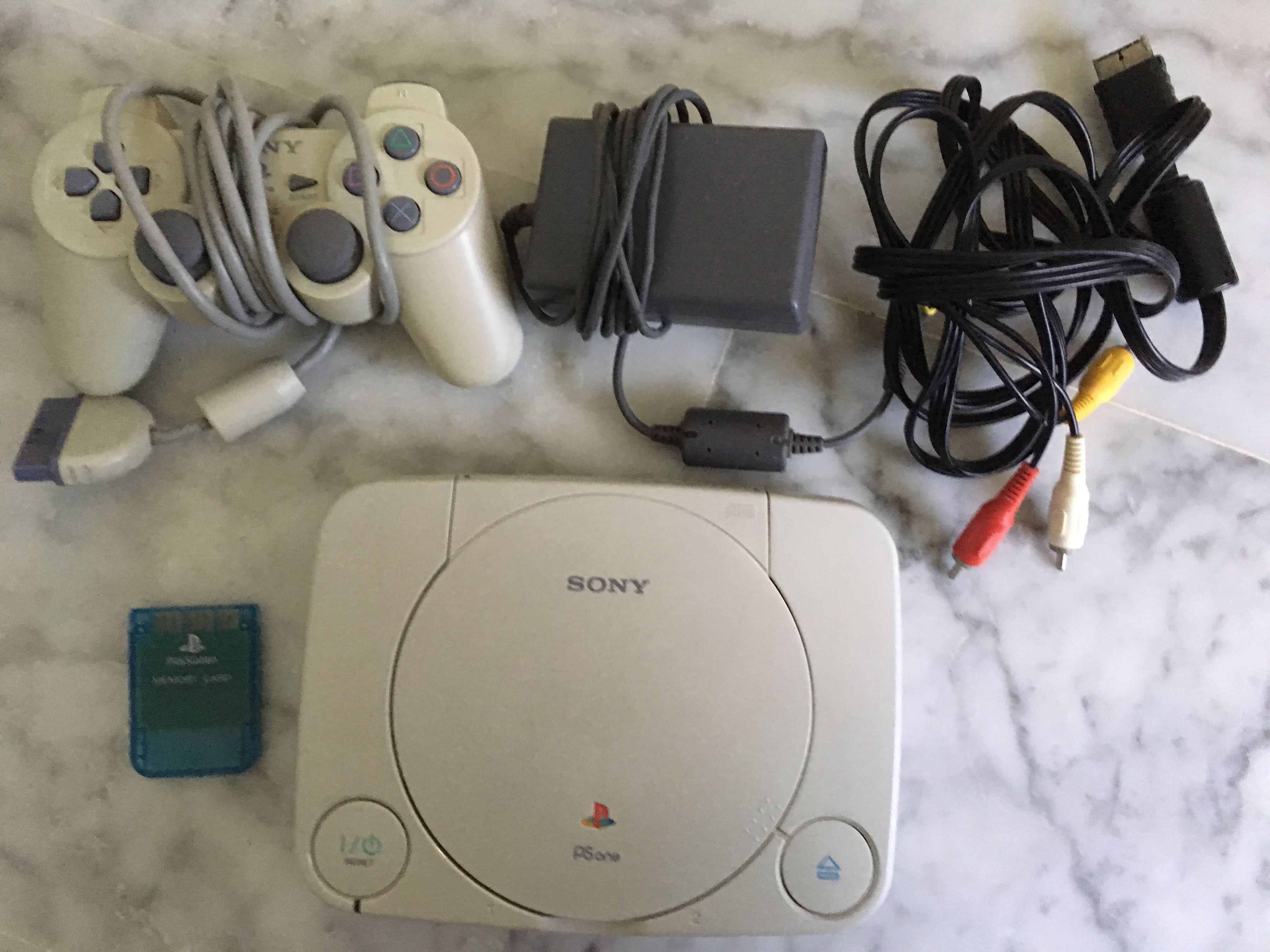 Ps1 slim with games, Video Gaming, Video Game Consoles, PlayStation on ...