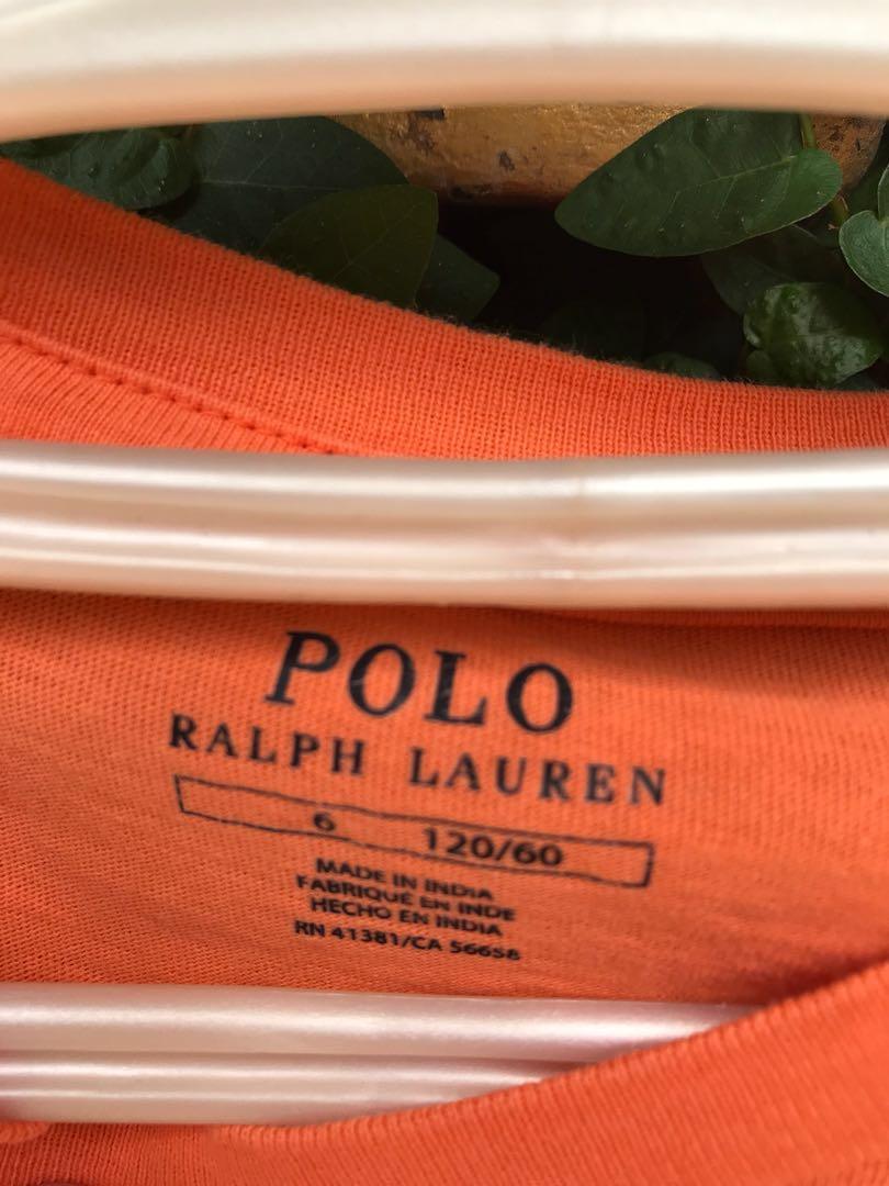 Ralph Lauren tshirt (Category: Babies & Kids Fashion) located in Santa Rita. Submitted by aiveecee (Listing ID 272830814, Image 3). Description: .
