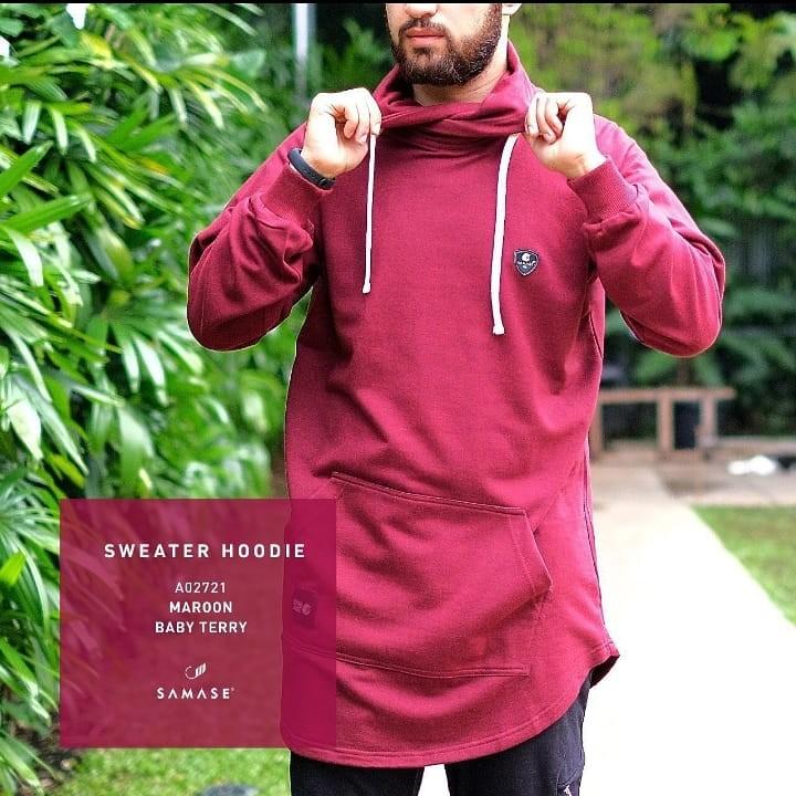 Maroon hotsell sweater hoodie