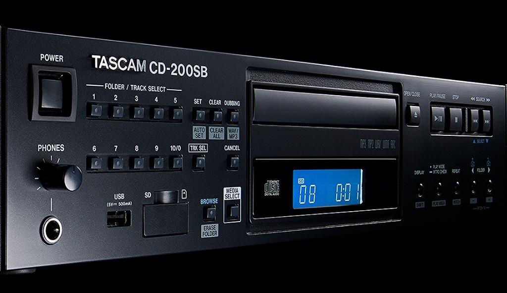 Tascam CD200SB Balanced XLR Output CD Player, Audio, Other Audio ...