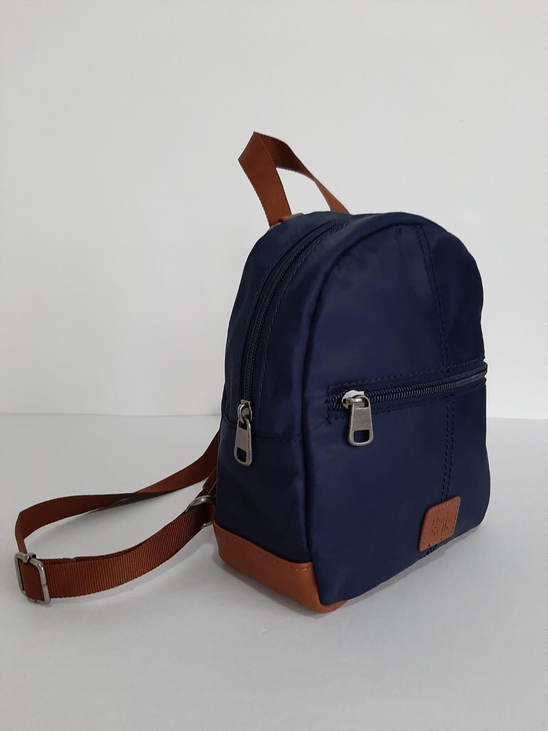 The Sak Navy Esperato Nylon Mini Backpack, Women's Fashion, Bags ...