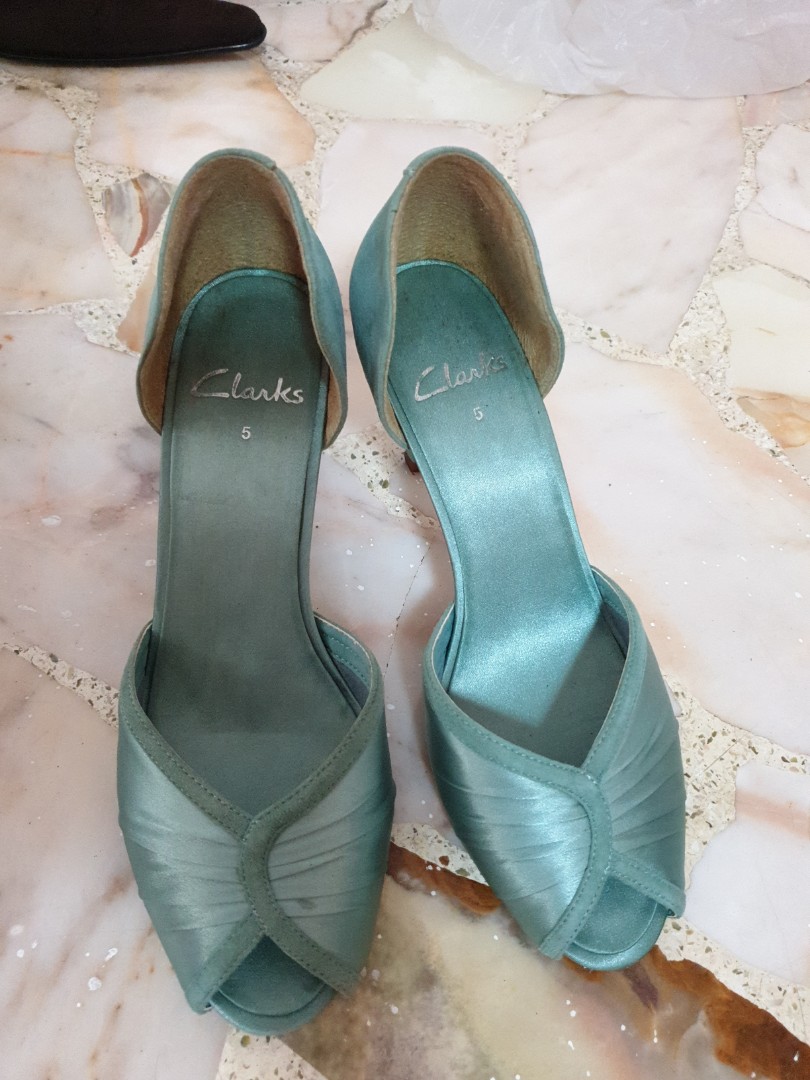 teal high heels