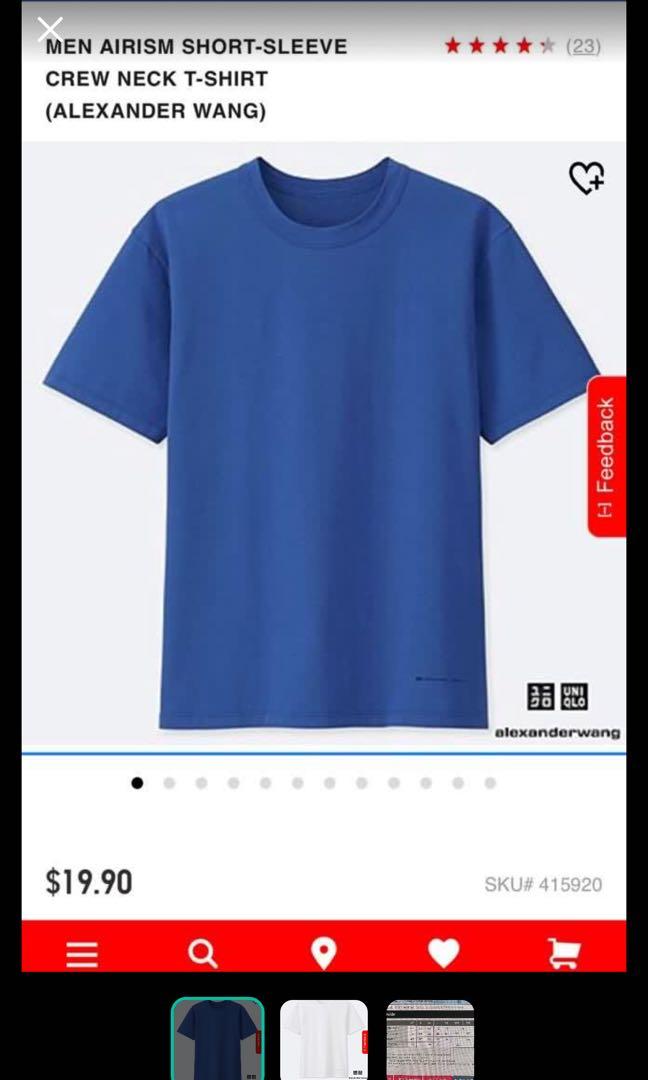 Uniqlo Alexander Wang Men S Fashion Clothes Tops On Carousell