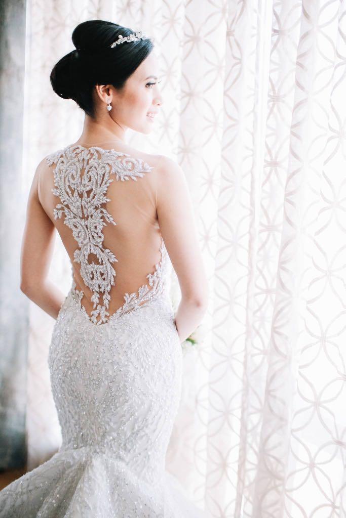 Wedding Gown by Patricia Santos Atelier Women s Fashion Dresses Sets Evening dresses gowns on Carousell