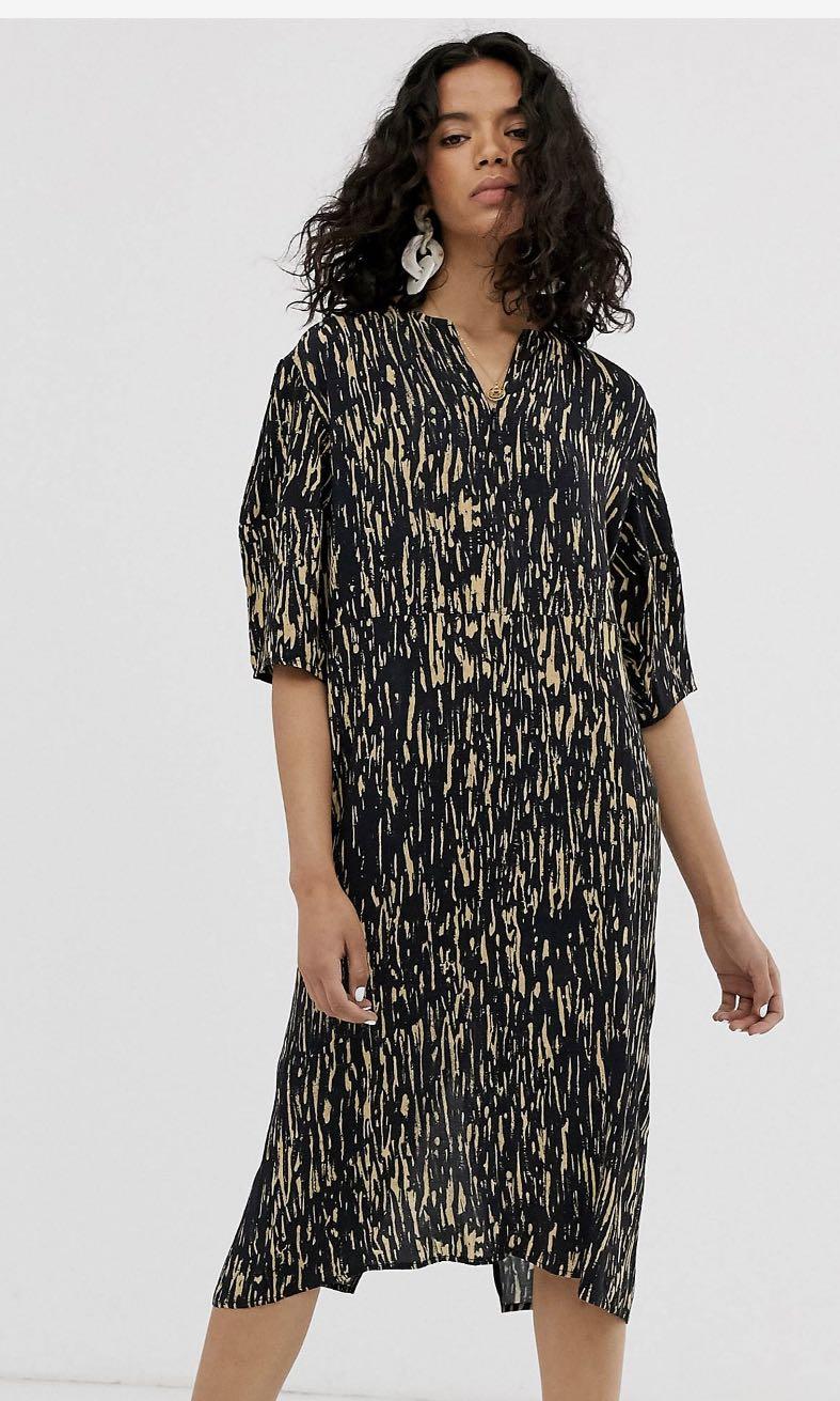 weekday leopard dress