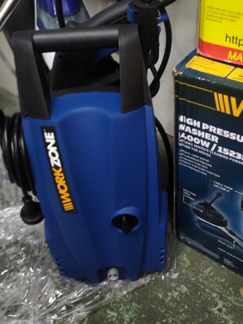 Workzone Australia 1400w pressure washer, Furniture & Home Living