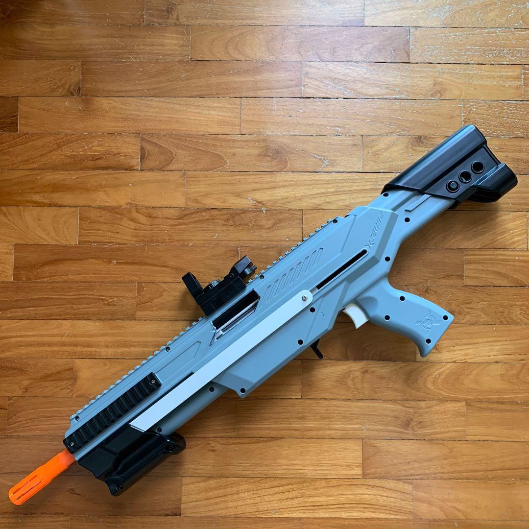 [WTS] Nerf Jetblaster Xzeus 2 with Omega kit, Hobbies & Toys, Toys
