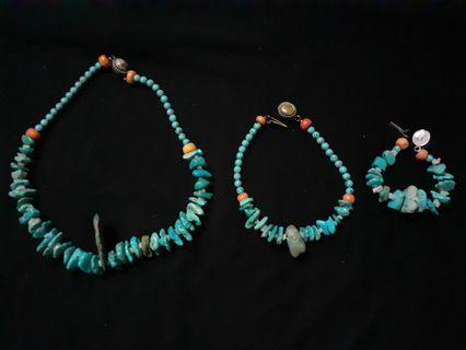 HAND MADE NECKLACE AND BRACELET