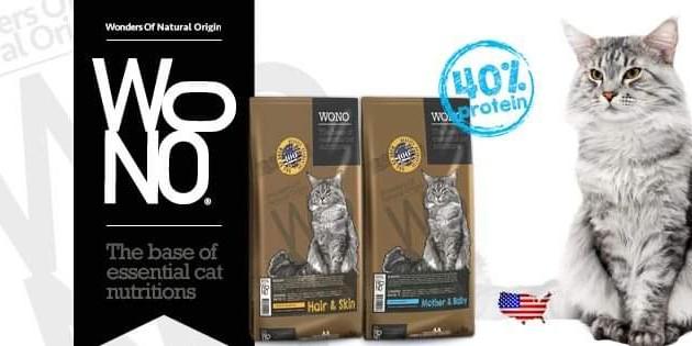 10kg Wonder Of Natural Origin Cat Food Hair And Skin Mother And