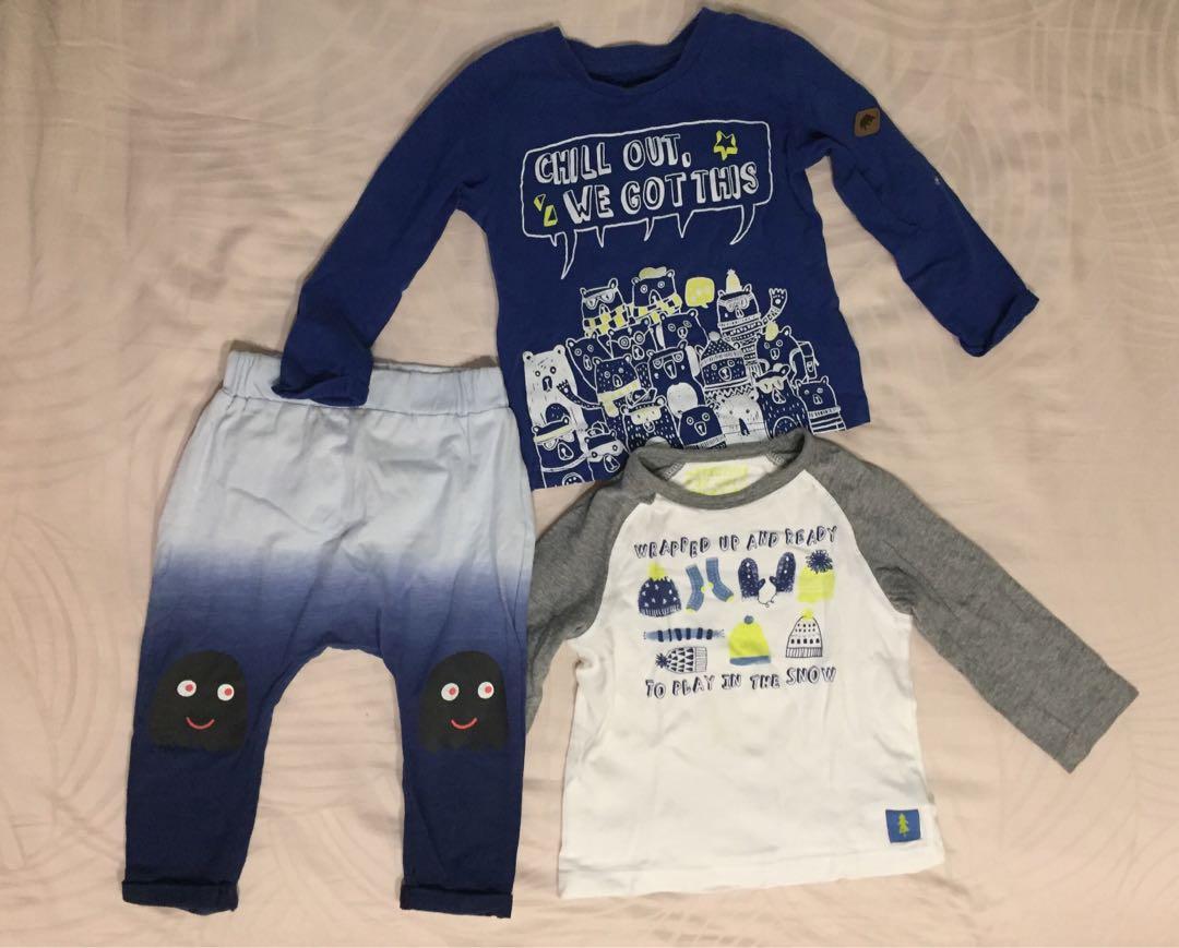 18 month boy long sleeve shirts