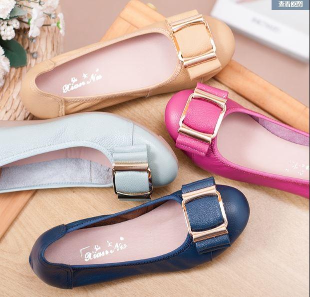 Office ladies flat sales shoes