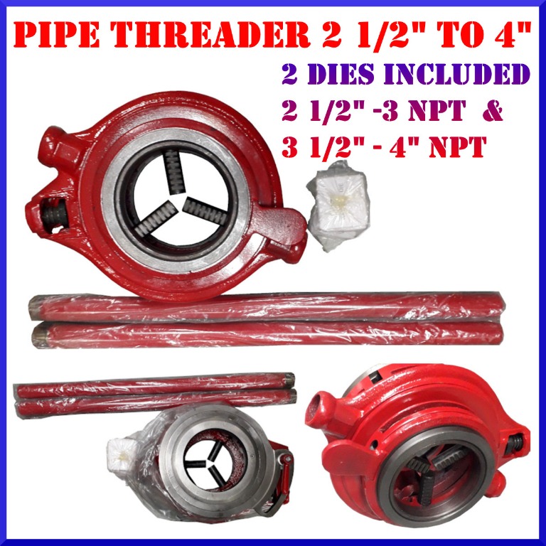 Pipe Threader 2 1 2 inches 3inches 3.5 inches 4 inches