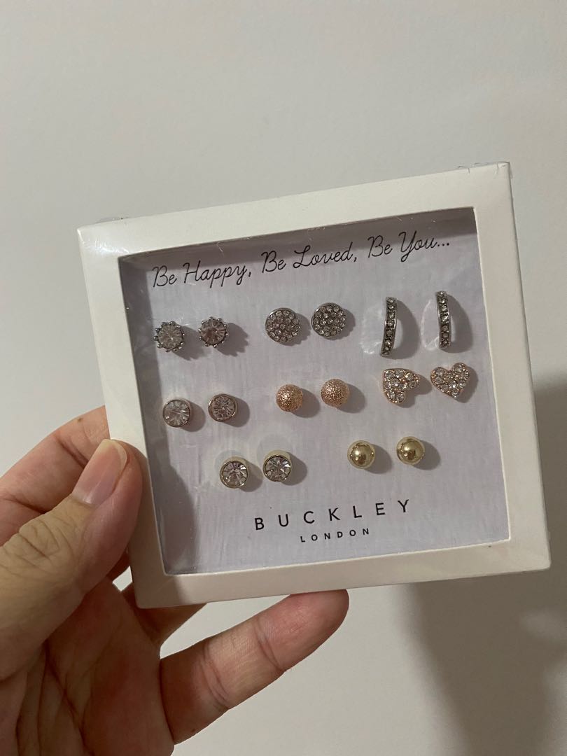 Buckley 8 Pair Mixed Earring Set