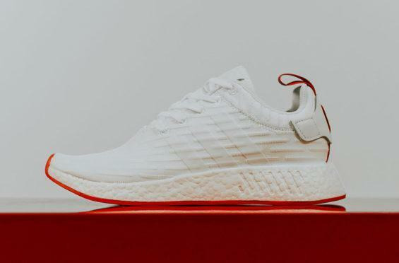 White and red hotsell nmd r2