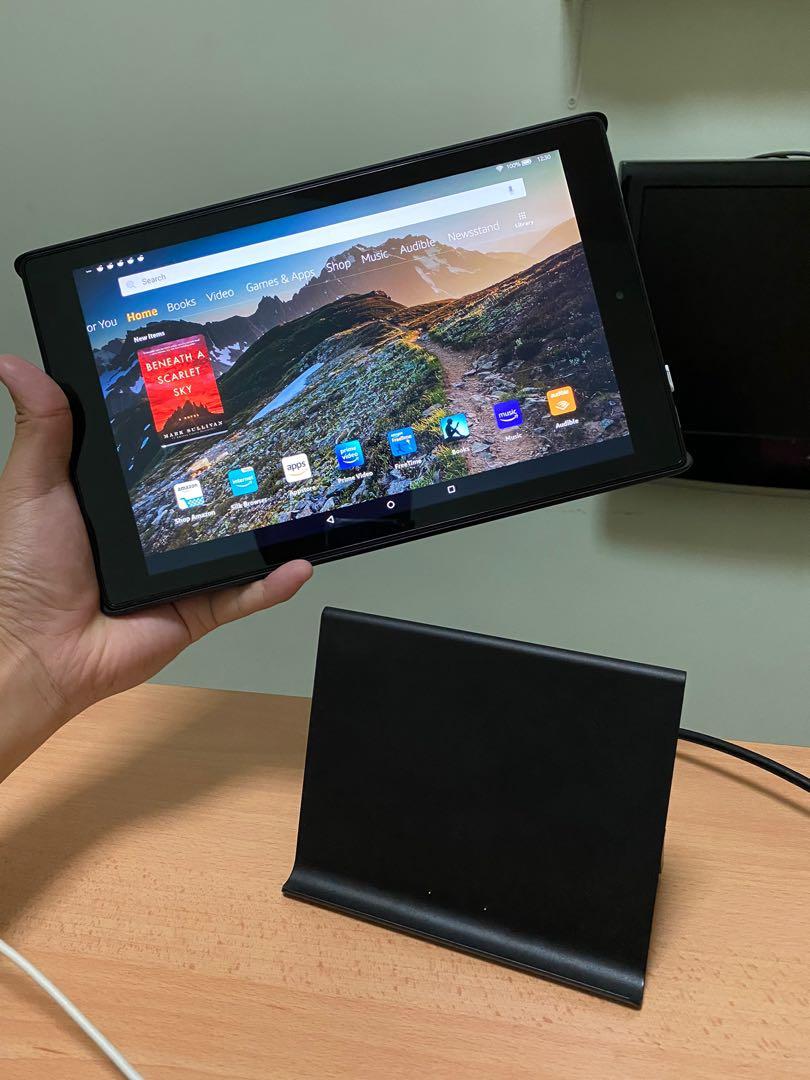 Amazon Fire 10 Tablet + Show Mode Charging Dock, Mobile Phones & Gadgets, Tablets, Android on