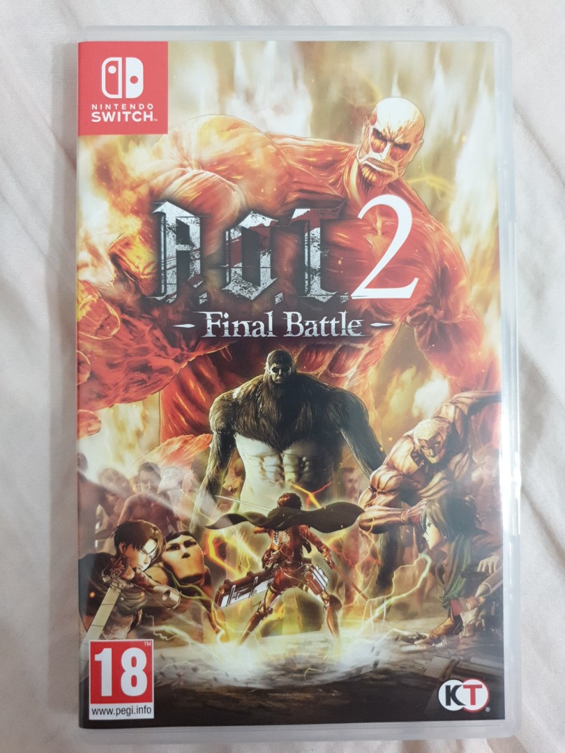 Attack On Titan 2 Final Battle Switch, Video Gaming, Video Games