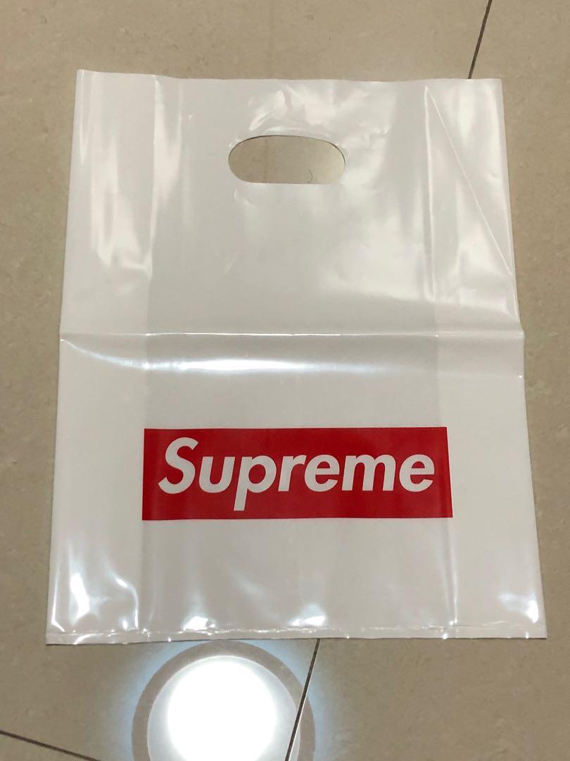 AUTHENTIC SUPREME PLASTIC BAG, Men's Fashion, Bags, Belt bags, Clutches