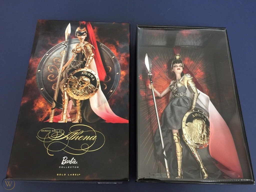 barbie athena doll gold label