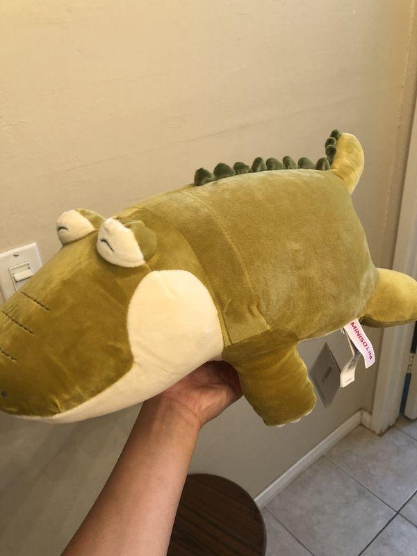 miniso crocodile stuffed toy